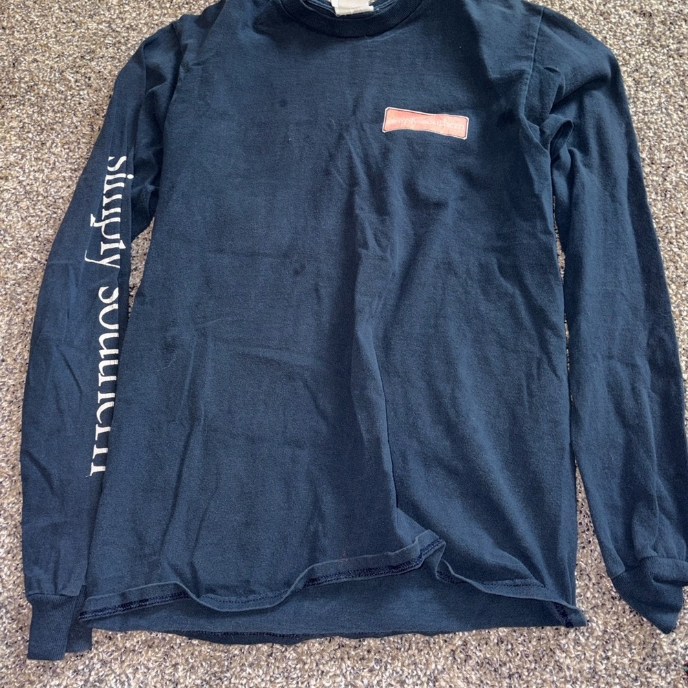 Simply Southern Black Long Sleeve Tee